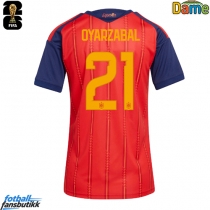Spania Mikel Oyarzabal #21 Hjemmedrakt Dame VM 2026 Kortermet